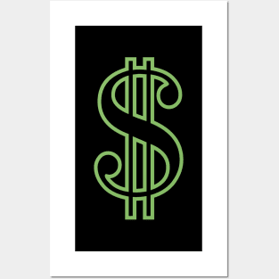 Dollar Sign Posters and Art